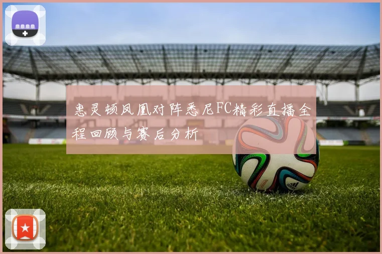 惠灵顿凤凰对阵悉尼FC精彩直播全程回顾与赛后分析